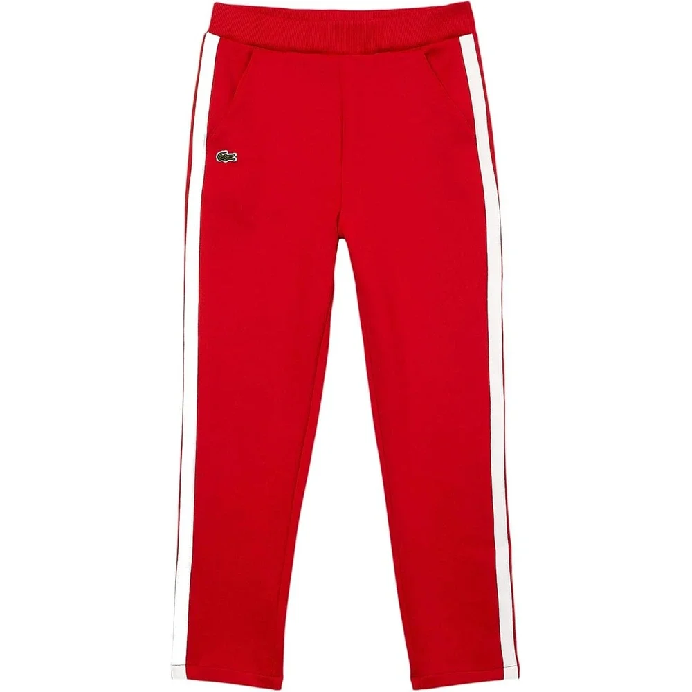 Lacoste Kids Pr Ov Trousers Bottoms Pants Ig Baby Wide Leg Red/Multicolor 3T